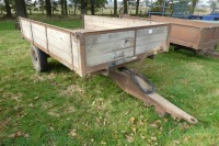 Harford wooden 2-wheel hydraulic tipping trailer