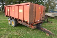 Easterby ET8 8T tandem axle grain trailer, 1996