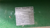 Bailey 10T tandem axle grain trailer, sprung drawbar and hydraulic end door, 2016 - 6