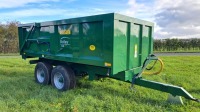 Bailey 10T tandem axle grain trailer, standard drawbar and hydraulic end door, 2020 - 3