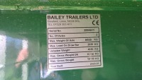 Bailey 10T tandem axle grain trailer, standard drawbar and hydraulic end door, 2020 - 7