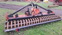 Maschio Dominator DM 3.5m power harrow and packer - PTO in office - 3