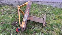 Browns mole plough, 3 point linkage, nearly new leg - 4