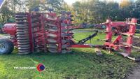 Opico 4m disc cultivator c/w rear packer, Opico ripper folding legs, Opico seeder trailed unit, control box in office - 2