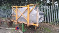 Knight 2000ltr stainless steel sprayer tank, ideal for front tank