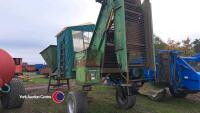 Jones beet cleaner with picking off table and stars for cleaning. On a 3 phase electric motor. Can be easily converted back to a diesel engine - 3