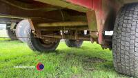 Henton 25ft bale trailer, sprung drawbar, 8 stud axles, high speed tyres - 6