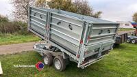 Brian James tipping trailer, 2024. everything works as should, like new - Key in office - 3