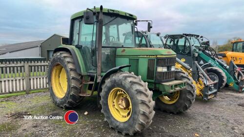 John Deere 6400 4wd tractor, with Power Quad gearbox. N378 JUA