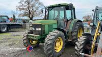 John Deere 6400 4wd tractor, with Power Quad gearbox. N378 JUA - 2