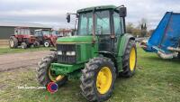 John Deere 6200 tractor 6320hrs 90% tyres, was driven around the sale but has a lift pump wiring issue - Key in office - 2