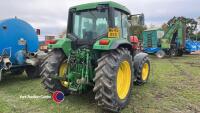 John Deere 6200 tractor 6320hrs 90% tyres, was driven around the sale but has a lift pump wiring issue - Key in office - 4