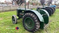 1941 Fordson Standard N wide winged tractor, EDF 622, c/w belt pulley and buff log book. Starts, runs and drives- V5 in office (booklet style V5) - 5