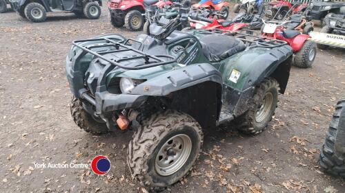 Yamaha Grizzly 550 quad c/w new battery and V5, road legal, working order, 2012 - Key in office
