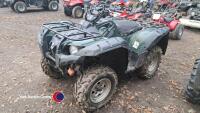 Yamaha Grizzly 550 quad c/w new battery and V5, road legal, working order, 2012 - Key in office