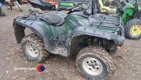 Yamaha Grizzly 550 quad c/w new battery and V5, road legal, working order, 2012 - Key in office - 2