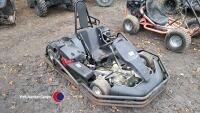Child's go-kart, petrol and gas