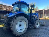 New Holland T6030 Plus 4wd tractor, 40kph, Electroshift, 420/85R38 & 14.9R24, c/w MXU310 power loader & bucket, 4027 hours, YX60 AXO - 3