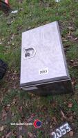 Stainless steel lockable lorry strap box - 2