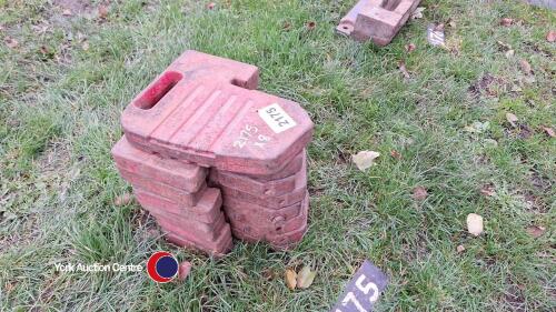8 x MF front weights