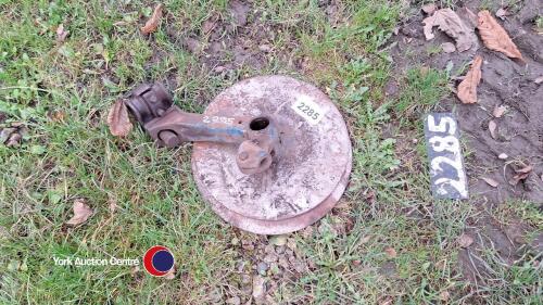 Ransomes plough discs and arm