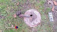 Ransomes plough discs and arm - 2