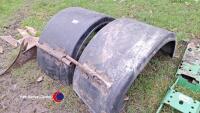 Pair trailer mud guards - 2