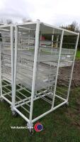 2 x 5ft x 4ft racks on wheels - 2