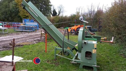 Ryetec C5700-EV3 PTO tractor log saw/conveyor/processor, good working order