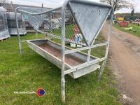 Cattle trough with hayrack - 2