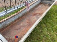Cattle trough with hayrack - 4