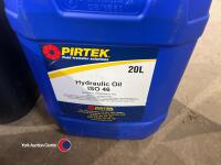 New Pirtek 20ltr hydraulic oil 150-46