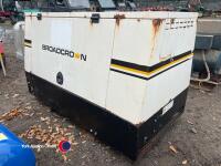 Broadcrown 415/230v, 10kva diesel generator, quiet 1500rpm set, ideal for prolonged use. Runs and makes power - 2