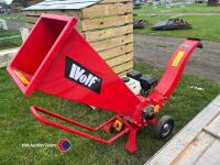 Wolf petrol tree branch shredder, used once - 2