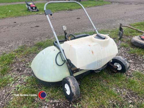 Walk behind mobile sprayer