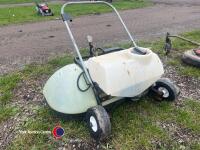 Walk behind mobile sprayer