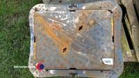 Large cast iron manhole top - 2