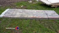 Heap of corrugated roof sheets - 2