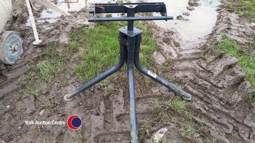 Cement mixer stand