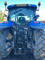 New Holland T6030 Plus 4wd tractor, 40kph, Electroshift, 420/85R38 & 40.9R24, 4526 hours, YX12 CPY - 6