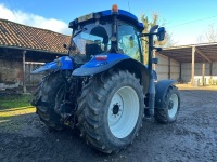 New Holland T6.165 4wd tractor, 40kph, Electroshift, 520/70R38 and 420/70R28, 4196 hours, YX15 CWE - 3