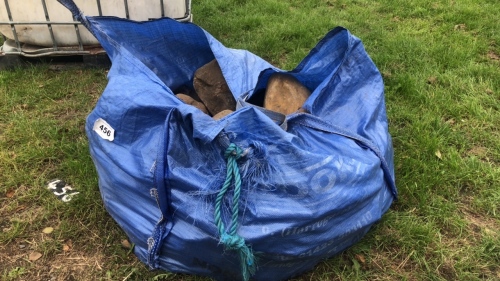 30+ dumpy bags of large cobbles/walling stone