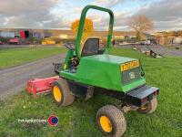 John Deere F1145 ride on mower with Trimax flail, new flails 10 hours ago, full v5, great mower for long or short grass, only for sale due to upgrade, paperwork & key in office- V5 in office - 4