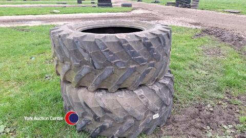 2x Trelleborg tyres, 540/65R30