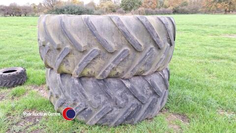 2 x 710/70/42 tyres