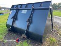 Strimech 8ft 3.5m3 Pro Ag bucket on JCB Q fit brackets - 4