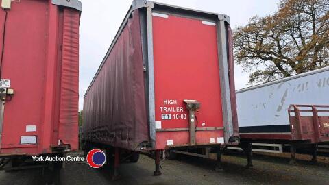 45ft curtainside trailer, drum brakes