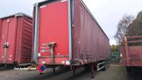 45ft curtainside trailer, drum brakes - 2