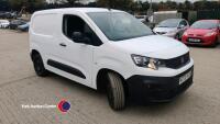 2020 Peugeot Partner Professional L1 Blue 1.5 DCi - Timing belt replaced 05/09/24, 2 keys, DAB, Sat Nav, cruise control Plus vat - 1 owner from new - HPi clear - MT70VGD - MOT 16.11.24 - 00â€™s 121176 - V5 in office