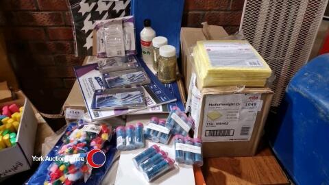 Quantity of craft miscellaneous including dog tooth stencils